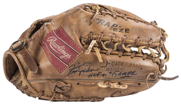 1971 Fergie Jenkins Game Used & Signed Rawlings TG12X Model Glove - Cy Young Season (PSA/DNA & Beckett)